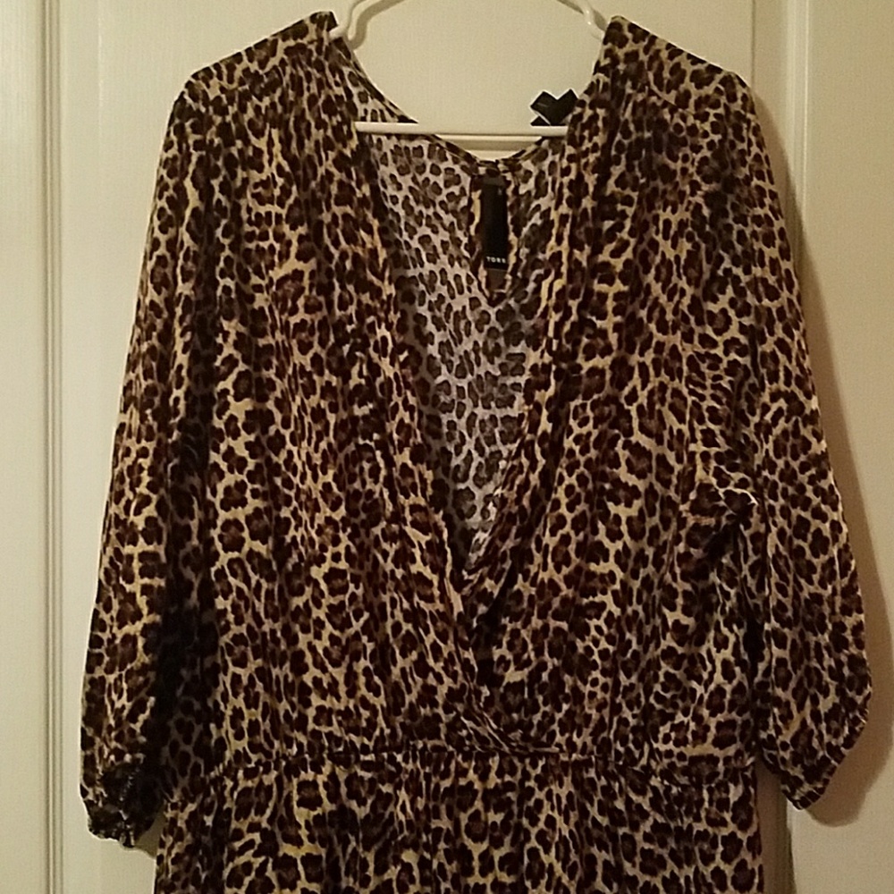 Torrid Cheetah laopard romper